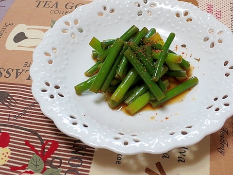 常備菜感覚♪にんにくの芽の醤油漬